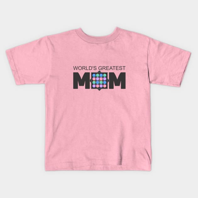 Worlds Greatest Mom Kids T-Shirt by Dale Preston Design